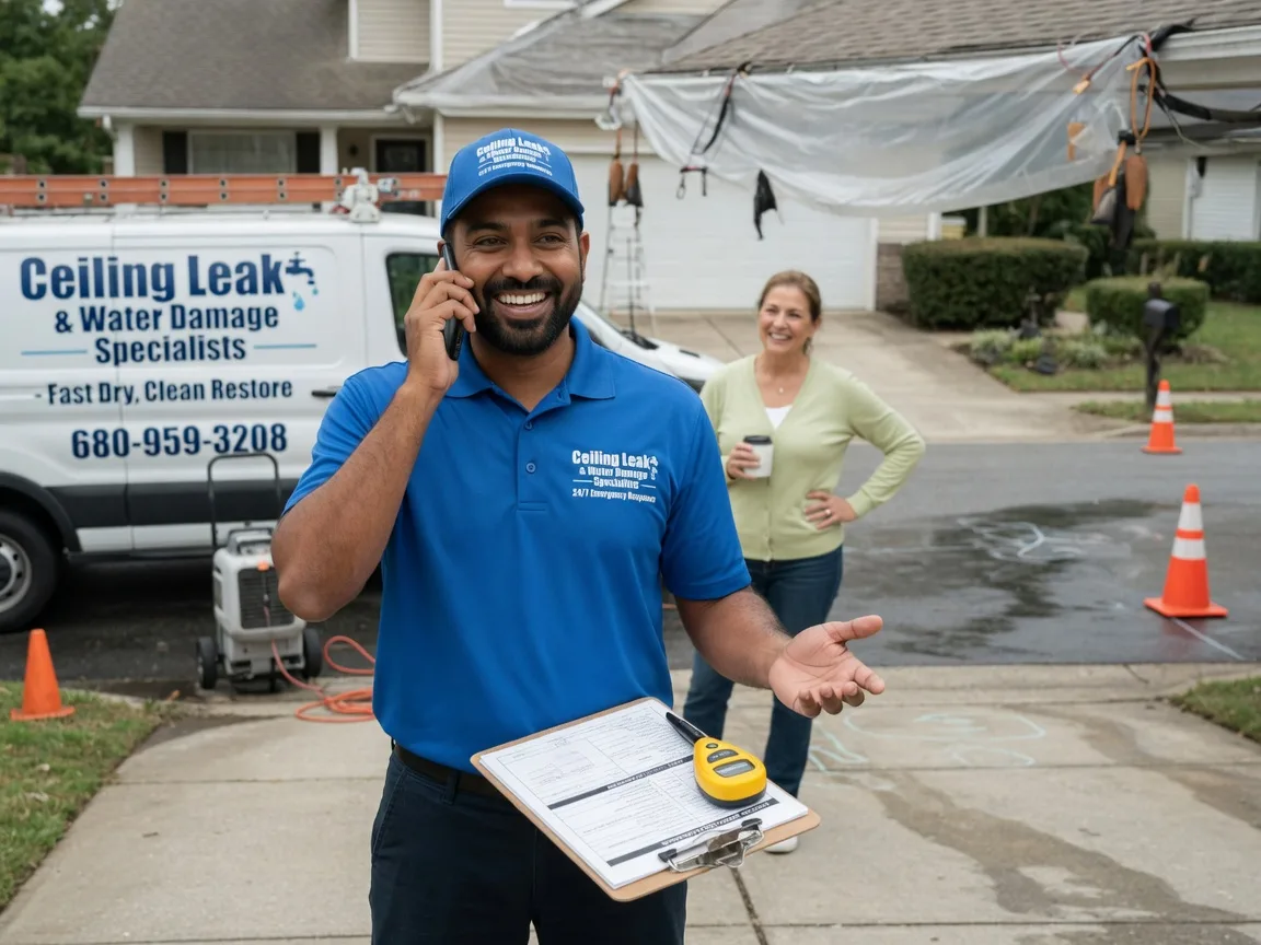 Ceiling Leak Cleanup Glade Park, CO FAQs